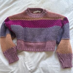 Altar'd State Colorful Knit Women's Sweater